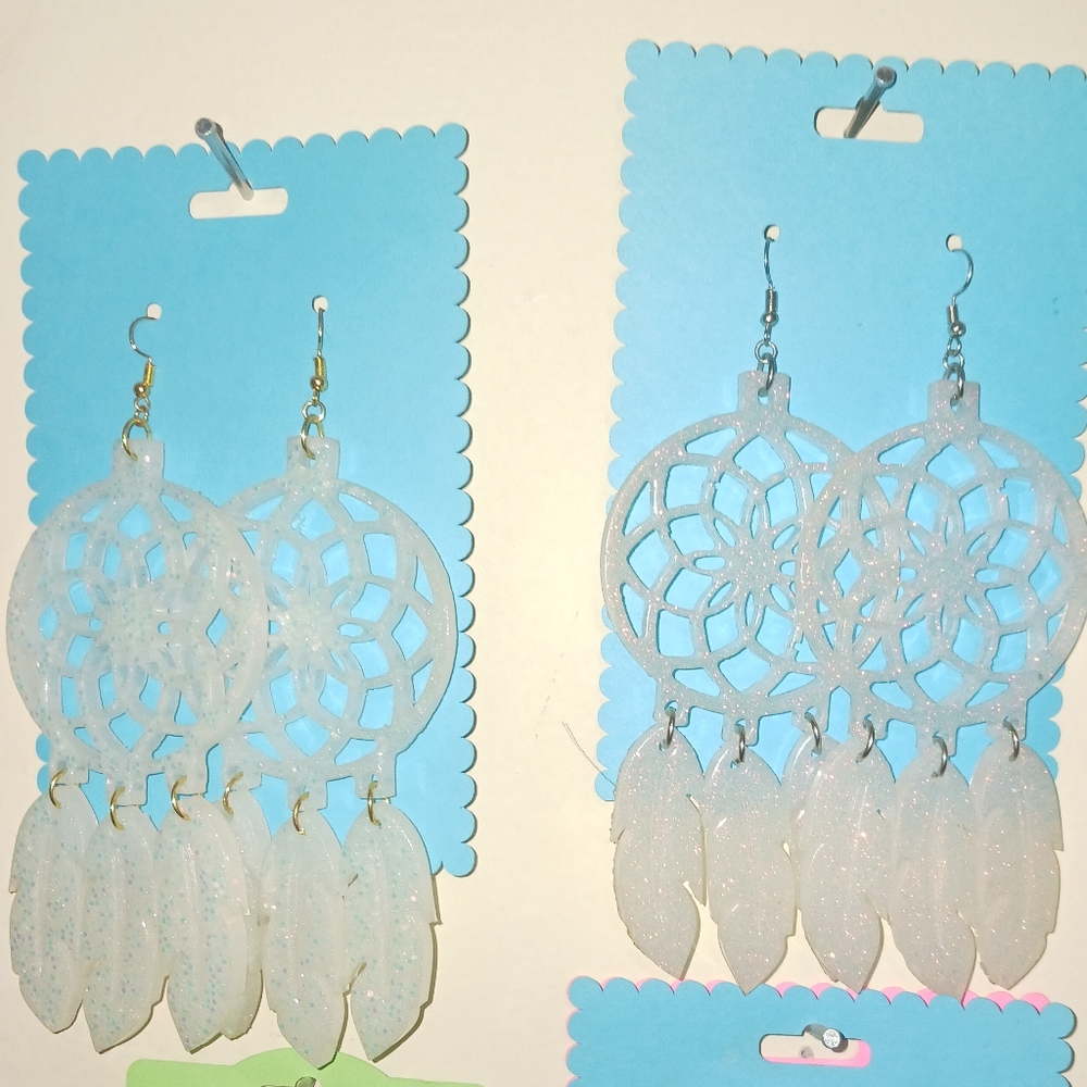 Custom Acrylic Dream Catcher Earrings